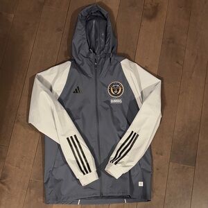 Adidas Philadelphia Union Soccer Rain Jacket